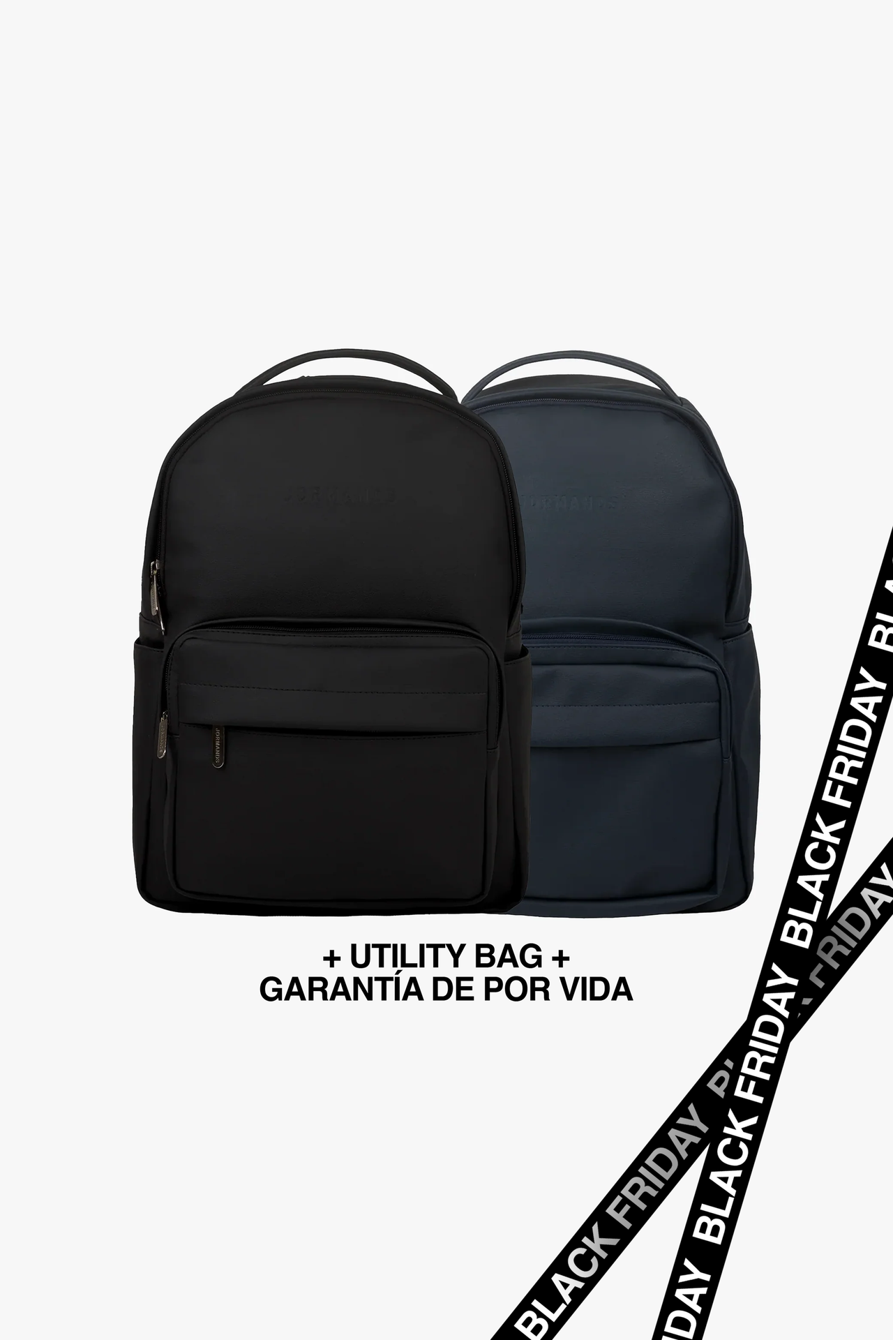 2X1 Backpack (Black & Dark Blue)