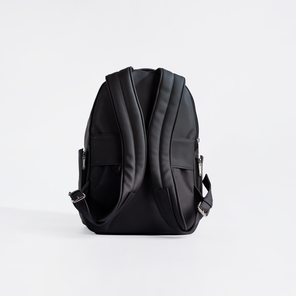 Black Stamp Backpack