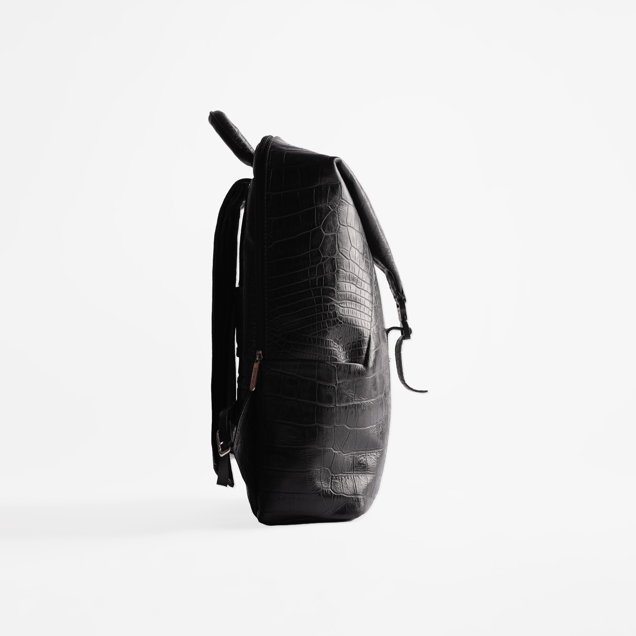 Black Croco Backpack