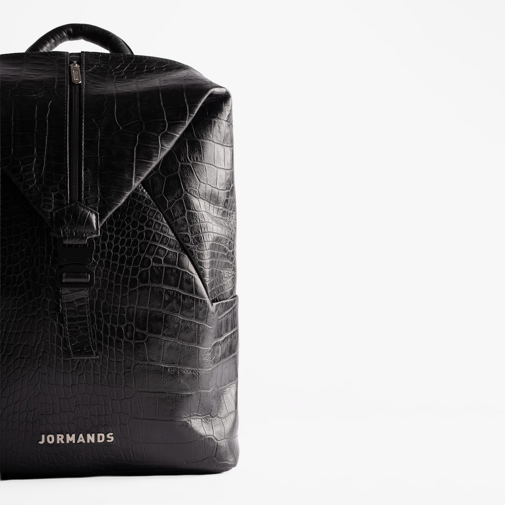 Black Croco Backpack