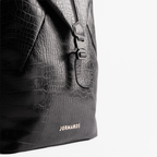 Black Croco Backpack