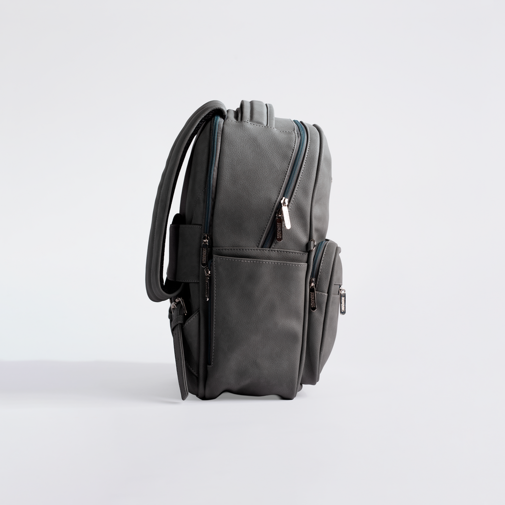 Gray Stamp Backpack