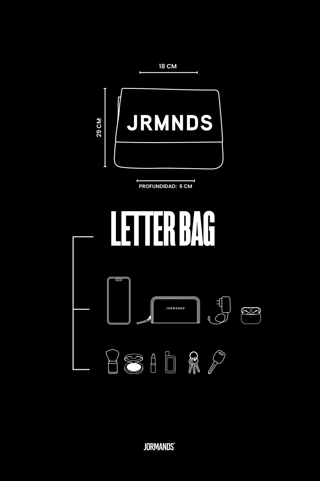 Maroon Letter Bag