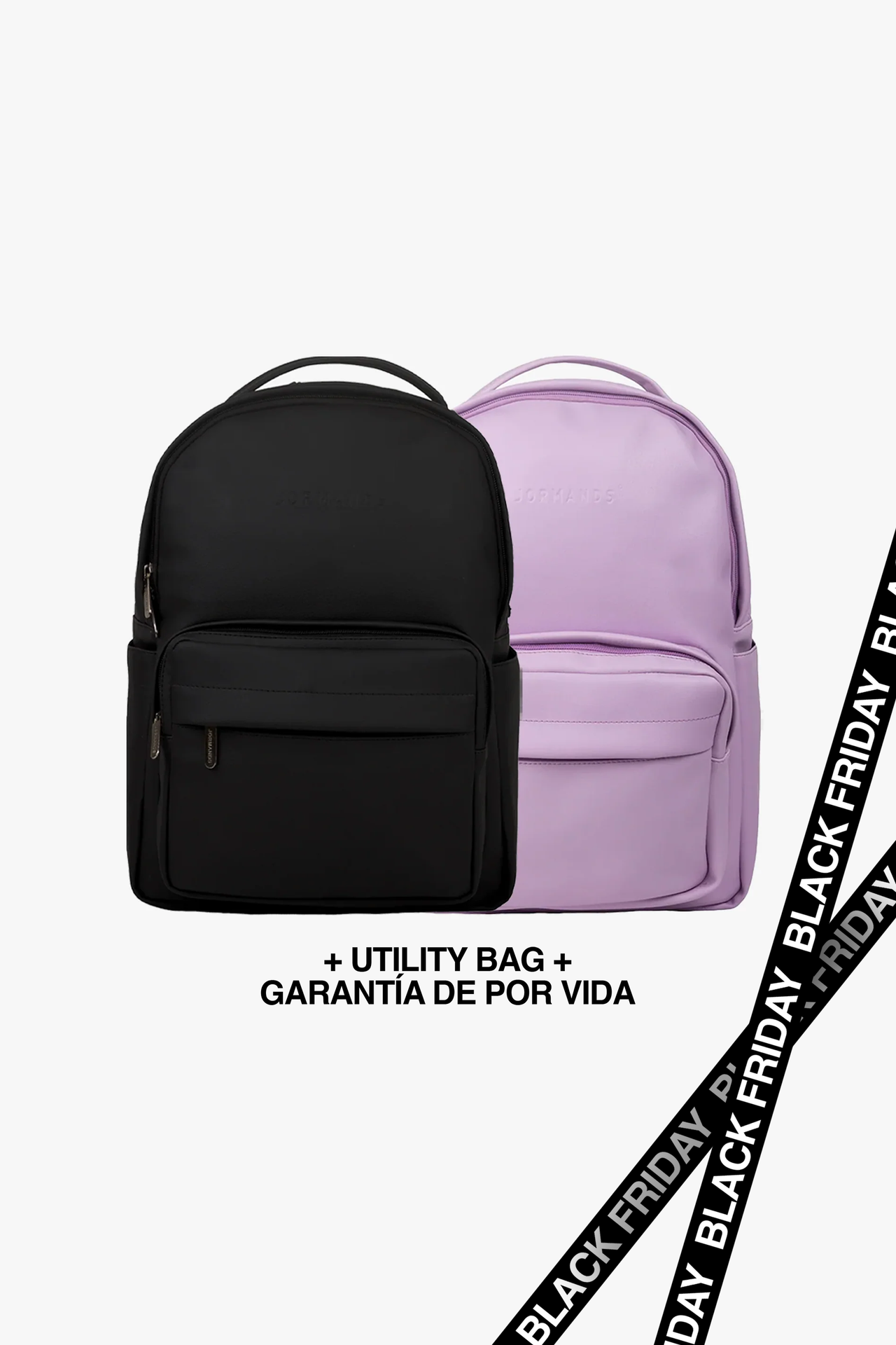 2X1 Backpack + Utility Bag + Garantía de por vida