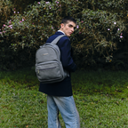 Gray Stamp Backpack