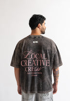 Local creative crew black t-shirt