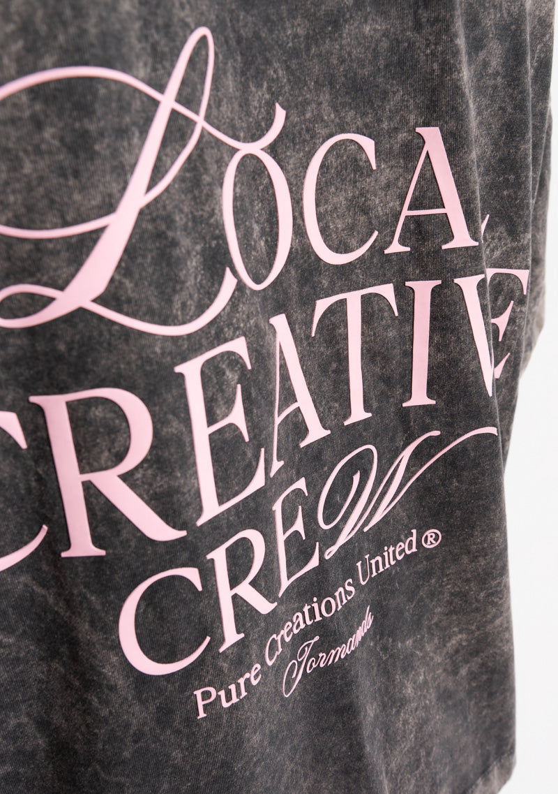 Local creative crew black t-shirt