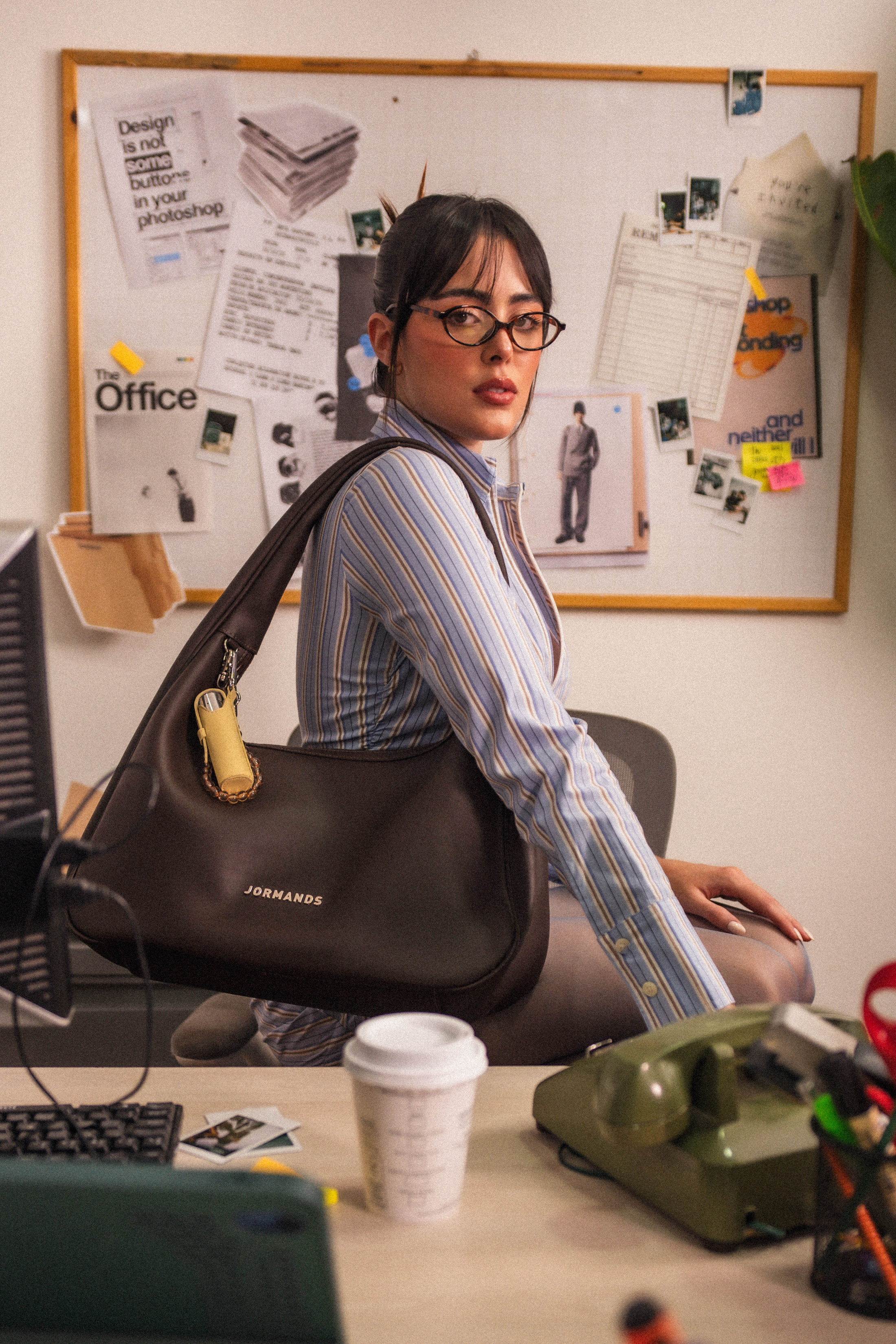Brunette Hobo Bag