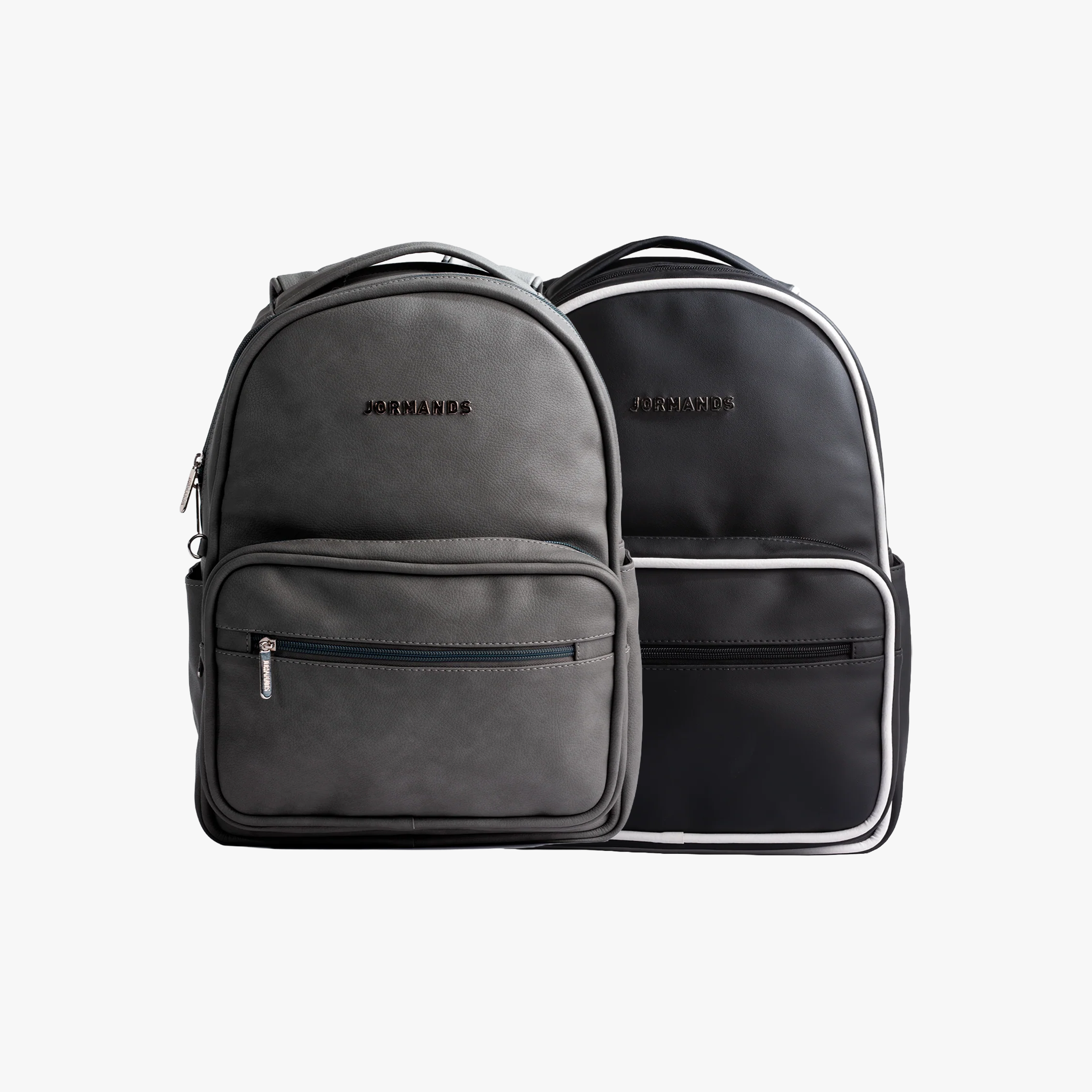 Two Stamp Backpacks (Black White & Gray)
